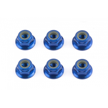 Nakrętka samokontrująca M4 z kołnierzem FT (6 szt.) [#31551] - Team Associated